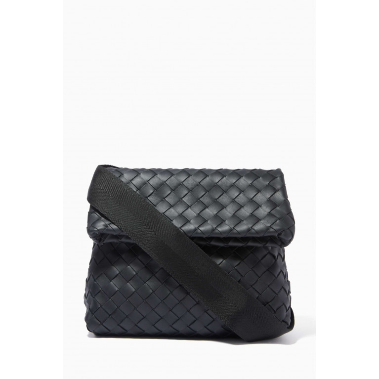 Bottega Veneta - Fold Crossbody Bag in Intrecciato Calfskin
