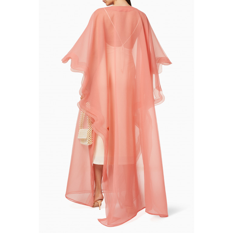 THE CAP PROJECT - Double Overlay Cape-style Abaya in Organza
