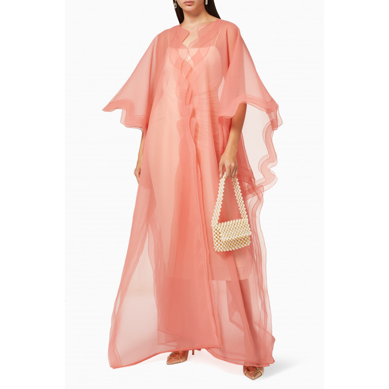 THE CAP PROJECT - Double Overlay Cape-style Abaya in Organza