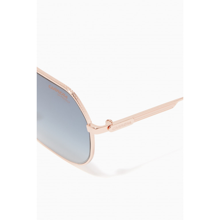 Carrera - 1035/GS Square Sunglasses in Stainless Steel