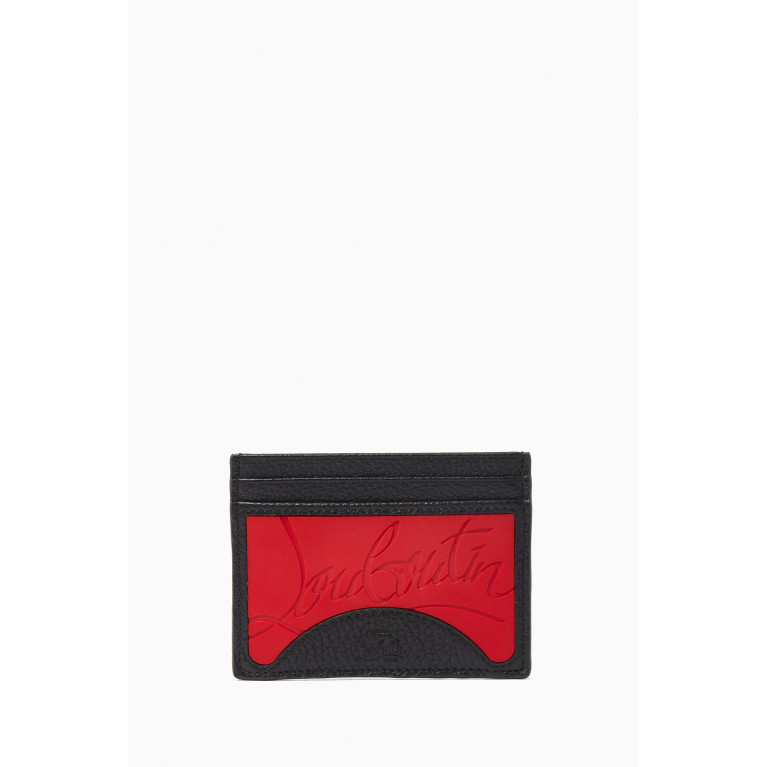 Christian Louboutin - Kios Sneaker Sole Card Case in Calf Leather