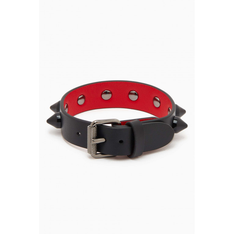 Christian Louboutin - Loubilink Studded Bracelet in Leather