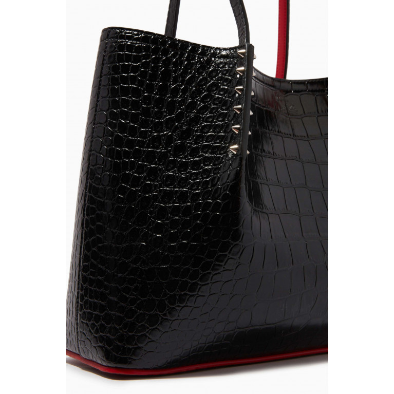 Christian Louboutin - Cabarock Tote Bag in Croc-effect Leather
