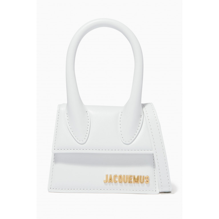 Jacquemus - Le Chiquito Mini Bag in Leather White