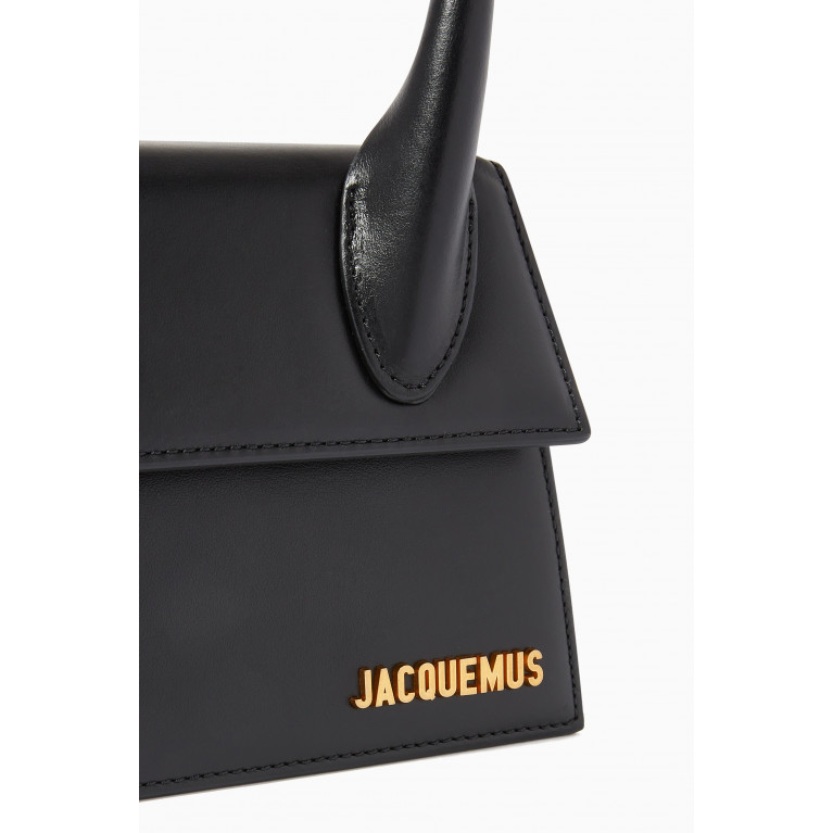 Jacquemus - Le Chiquito Moyen Small Bag in Leather Black