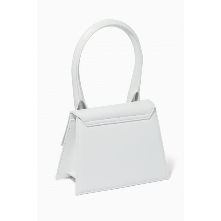Jacquemus - Le Chiquito Moyen Small Bag in Leather White