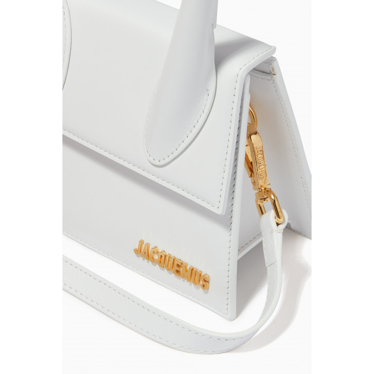 Jacquemus - Le Chiquito Moyen Small Bag in Leather White