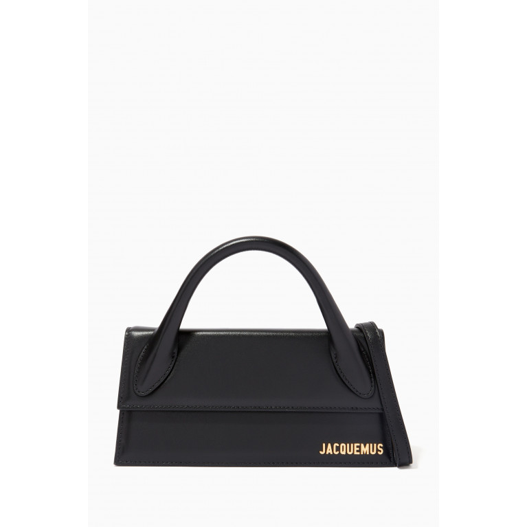 Jacquemus - Le Chiquito Long Bag in Leather Black