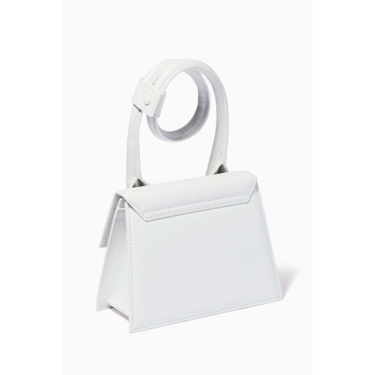 Jacquemus - Le Chiquito Noeud Bag in Leather White
