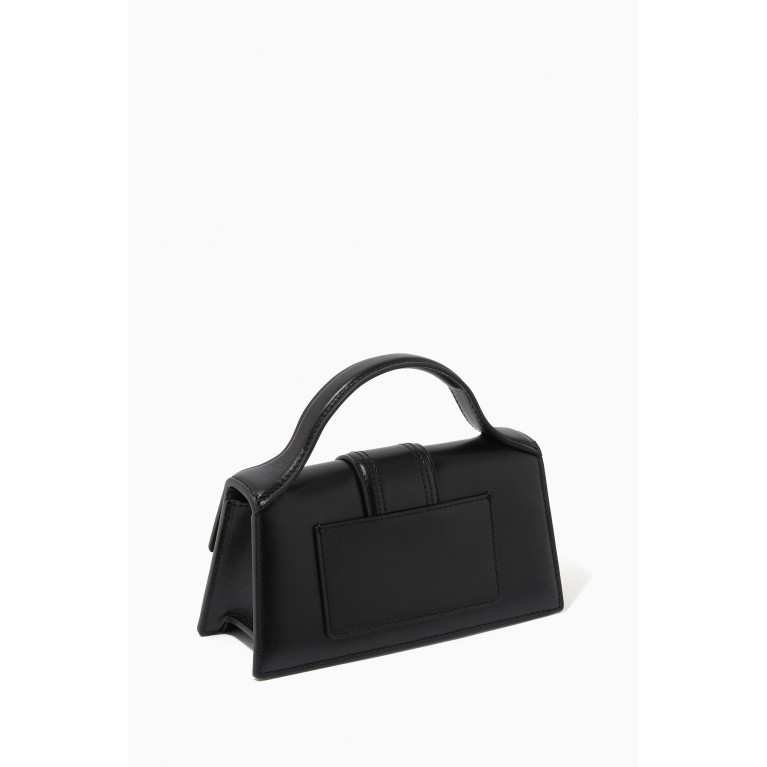 Jacquemus - Le Bambino Mini Tote Bag in Smooth Leather Black