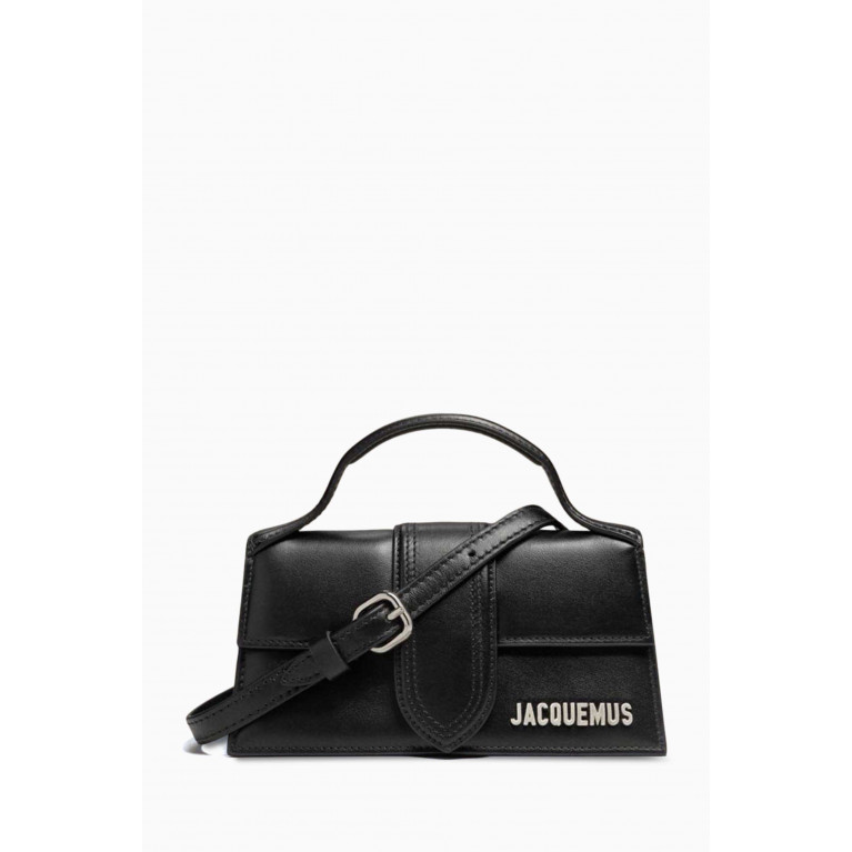 Jacquemus - Le Bambino Mini Tote Bag in Leather Black