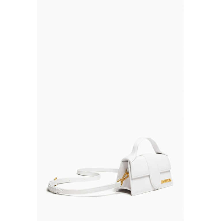 Jacquemus - Le Bambino Mini Tote Bag in Leather White