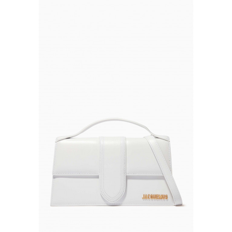 Jacquemus - Le Grand Bambino Bag in Leather White