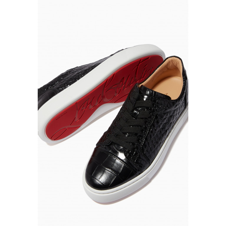 Christian Louboutin - Vieirissima Sneakers in Alligator Embossed Leather