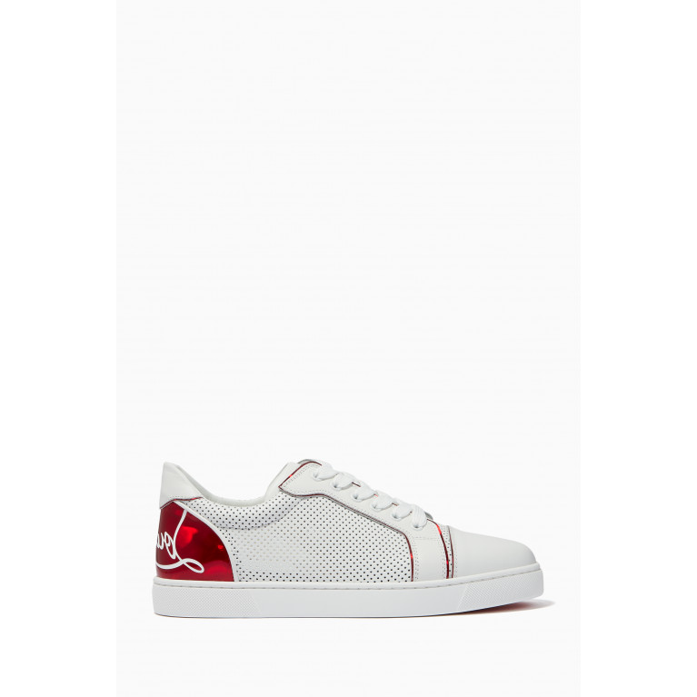 Christian Louboutin - Fun Vieira Sneakers in Psychic Loubi Perforated Leather