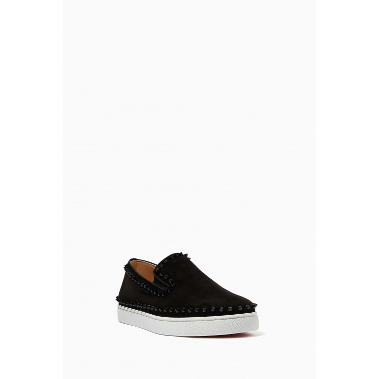 Christian Louboutin - Pik Boat Shoes in Suede