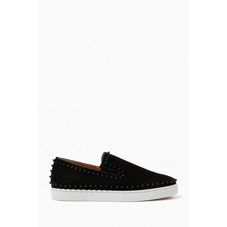 Christian Louboutin - Pik Boat Shoes in Suede