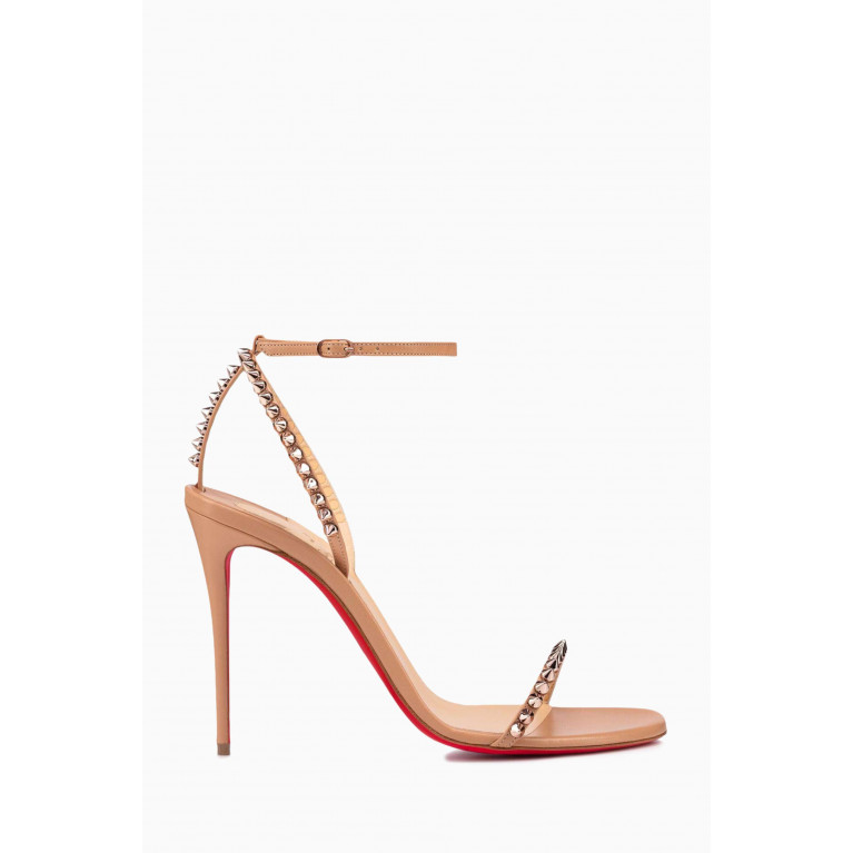 Christian Louboutin - So Me 100 Studded Sandals in Leather