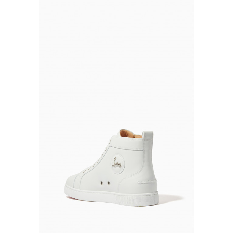 Christian Louboutin - Louis High-top Sneakers in Calf Leather