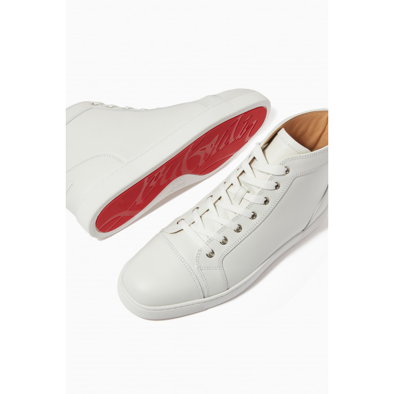 Christian Louboutin - Louis High-top Sneakers in Calf Leather