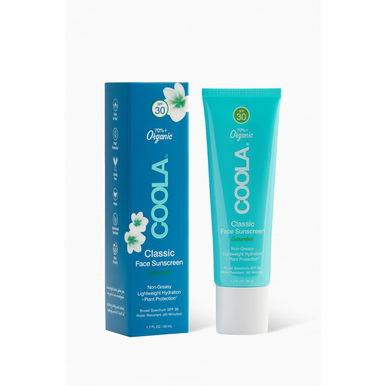 Coola - Cucumber – Classic Face Organic Sunscreen Lotion SPF30, 50ml