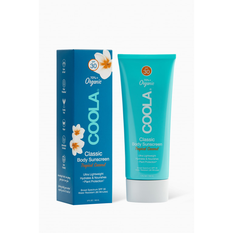 Coola - Tropical Coconut – Classic Body Organic Sunscreen Lotion SPF30, 148ml