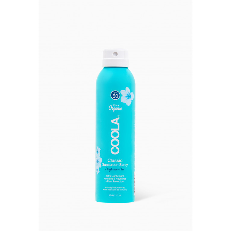 Coola - Unscented – Classic Body Organic Sunscreen Spray SPF50, 177ml