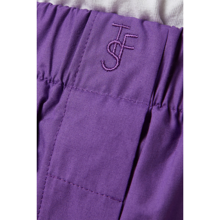 Frankie Shop - Lui Boxer Shorts in Organic Cotton Purple
