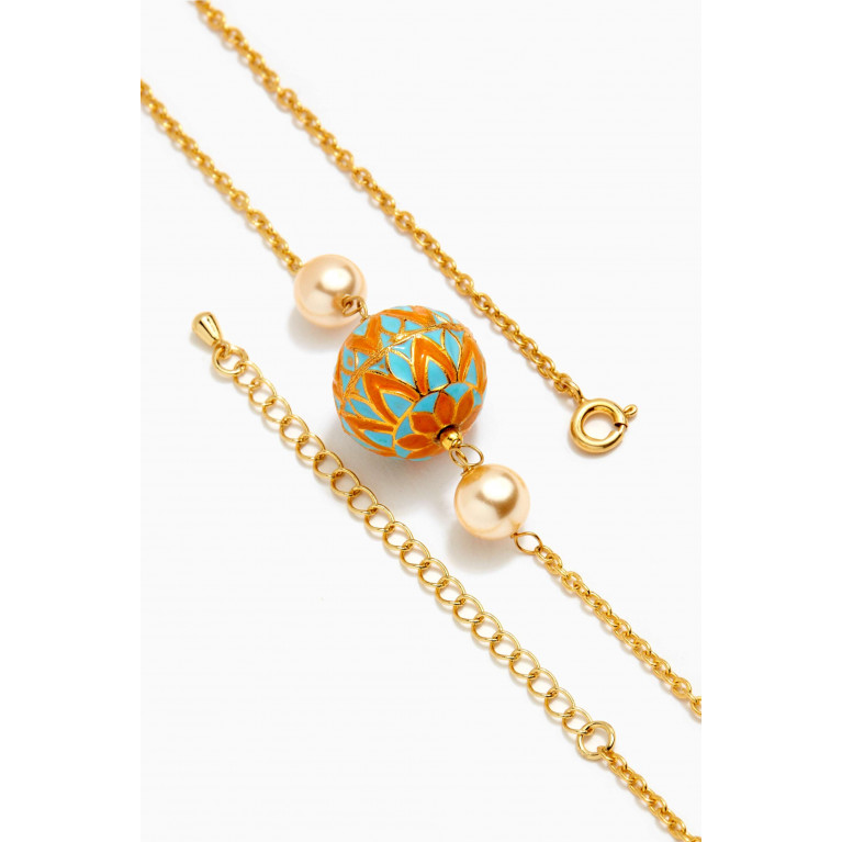 The Jewels Jar - Zoya Necklace in 18kt Gold Plated Sterling Silver