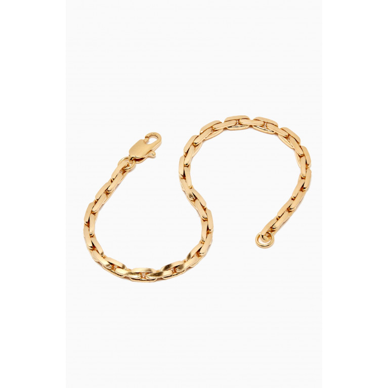 Laura Lombardi - Strada Chain Bracelet in 14kt Gold Plating Gold