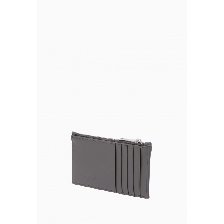 Bottega Veneta - Zipped Card Case in Intrecciato Urban Leather