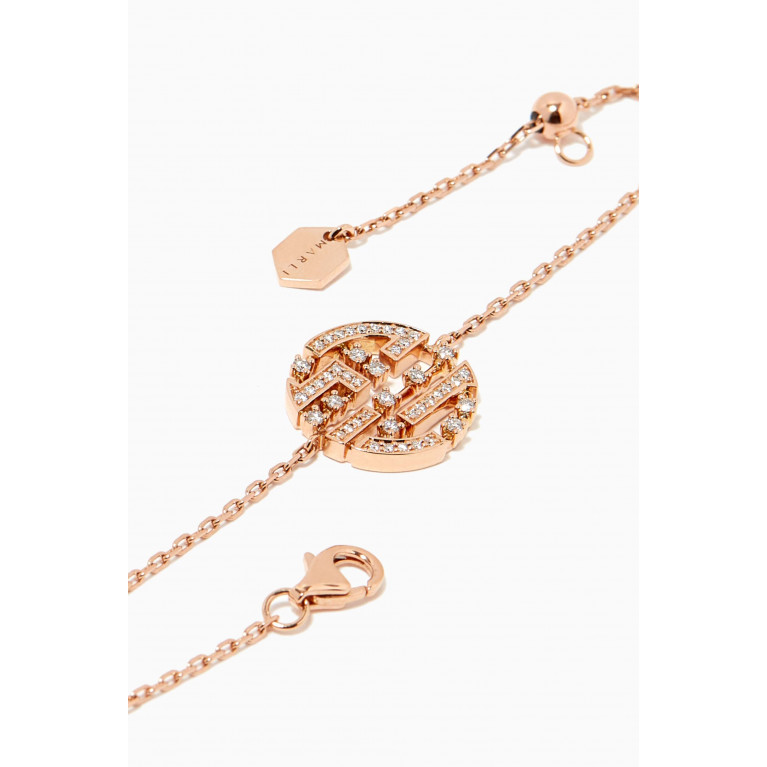 Marli - Avenues Diamond Luxe Chain Bracelet in 18kt Rose Gold