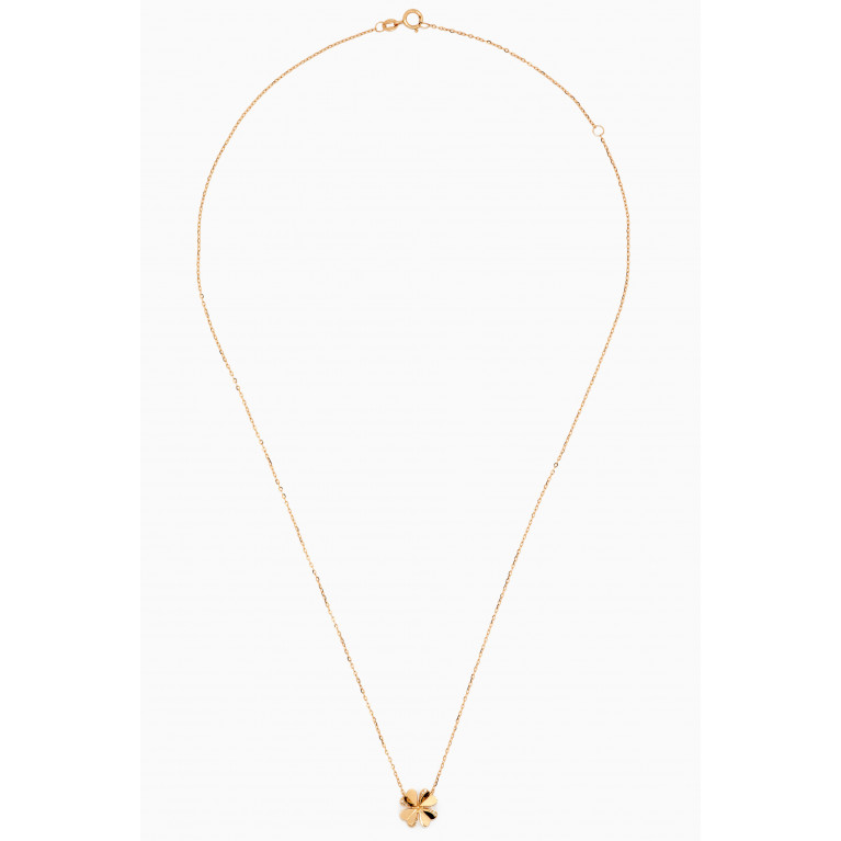 M's Gems - Marigold Diamond Pendant Necklace in 18kt Yellow Gold