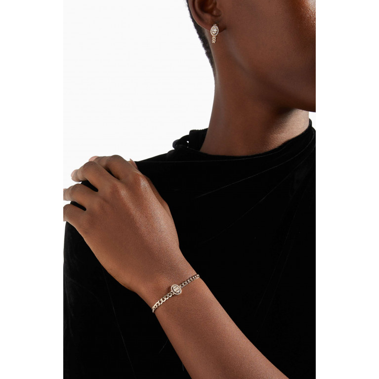 Samra - Quwa Diamond Bracelet in 18kt Rose Gold