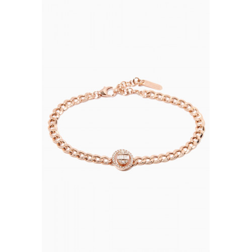 Samra - Quwa Diamond Bracelet in 18kt Rose Gold