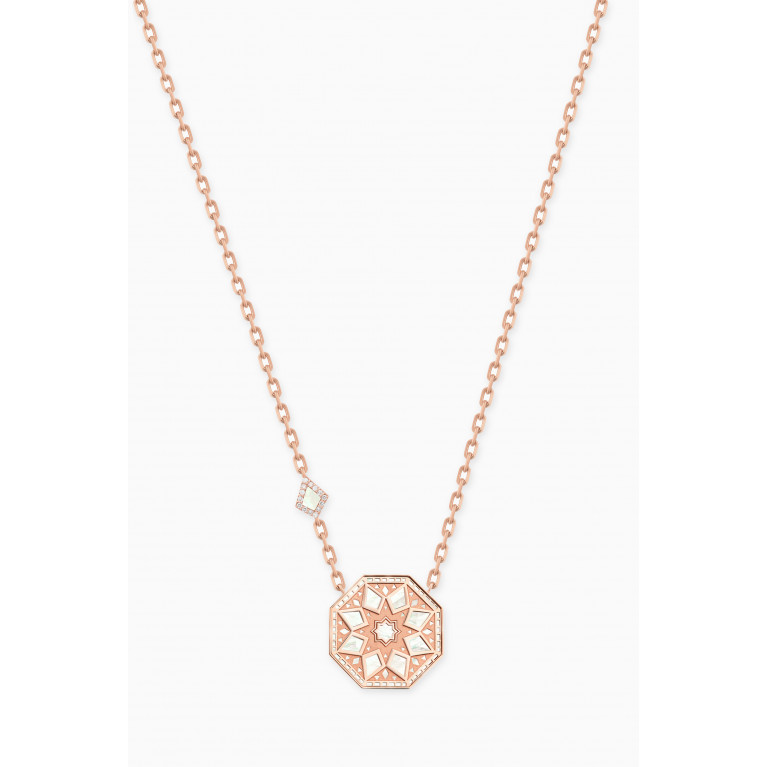 Samra - Classic Turath Small Pendant in 18kt Rose Gold