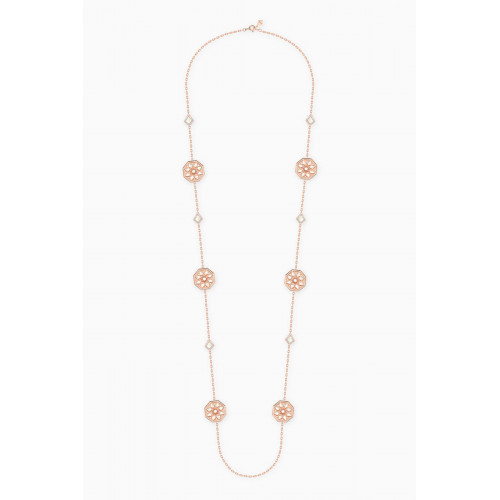 Samra - Classic Turath Sautoir Necklace in 18kt Rose Gold