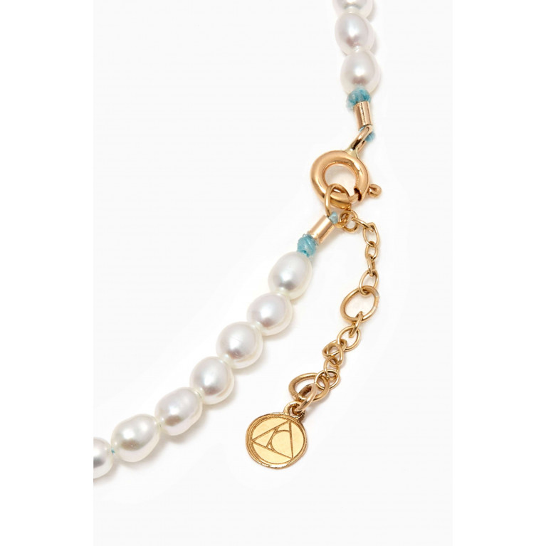 The Alkemistry - Vianna Bracelet with Small Pearls in 18kt Yellow Gold