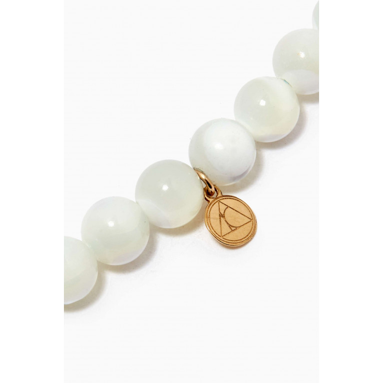 The Alkemistry - Cinta Bracelet with Mother of Pearl & 18kt Yellow Gold