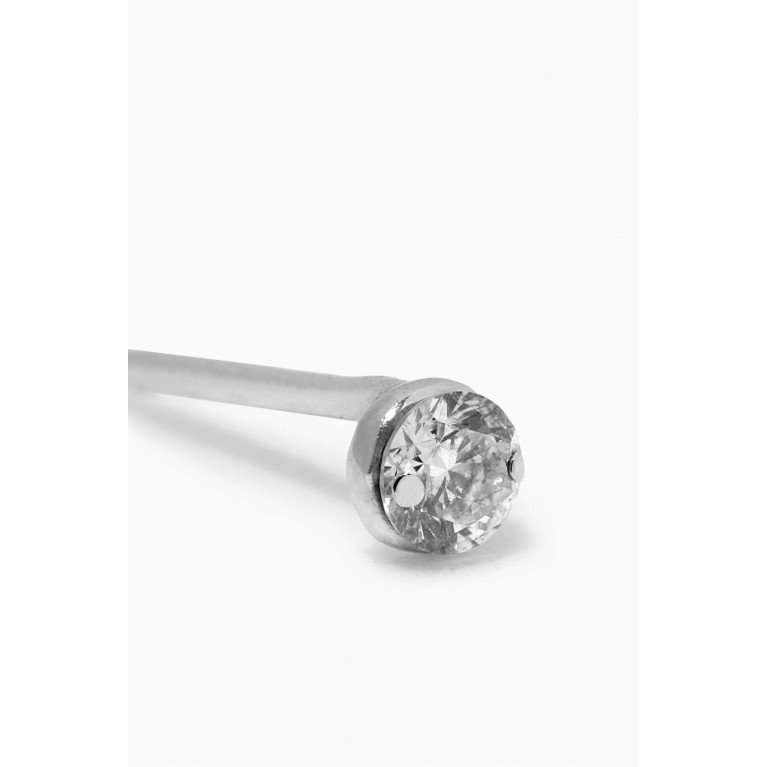 The Alkemistry - Aria Diamond Studs in 18kt White Gold