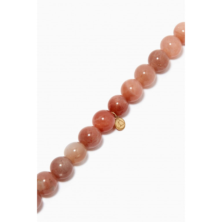 The Alkemistry - Cinta Bracelet with Rainbow Moonstone Ombre & 18kt Yellow Gold