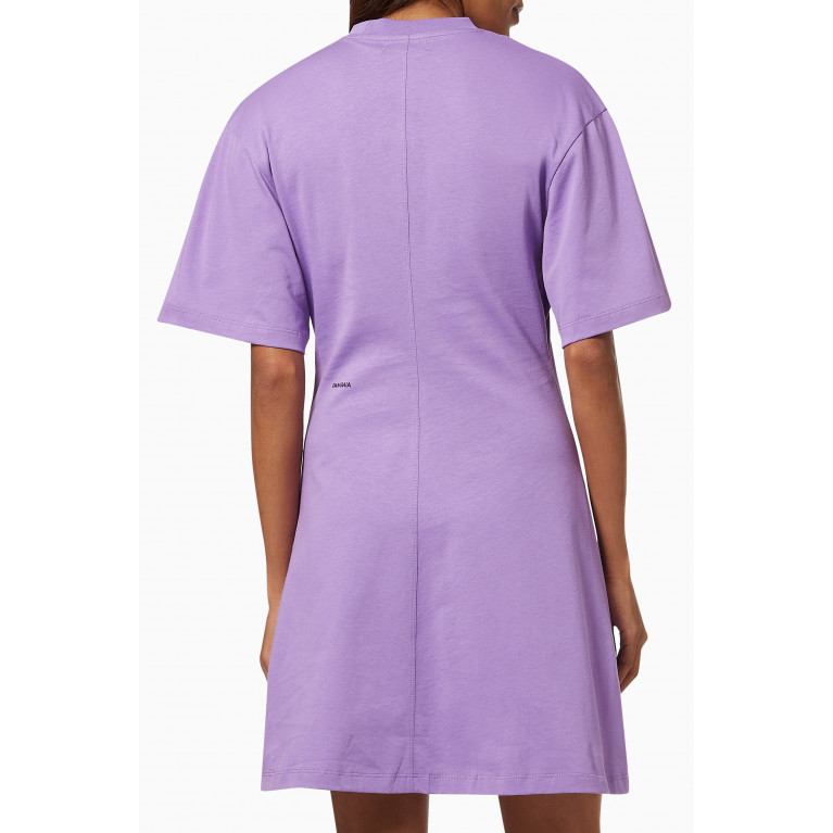 Pangaia - Lightweight Organic Cotton T-shirt Dress Iris
