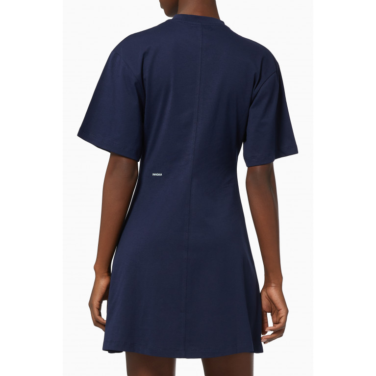 Pangaia - Lightweight Organic Cotton T-shirt Dress Navy