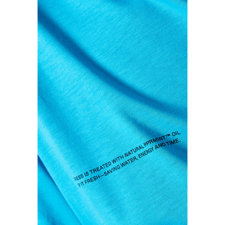 Pangaia - Lightweight Organic Cotton T-shirt Dress Seahorse Blue
