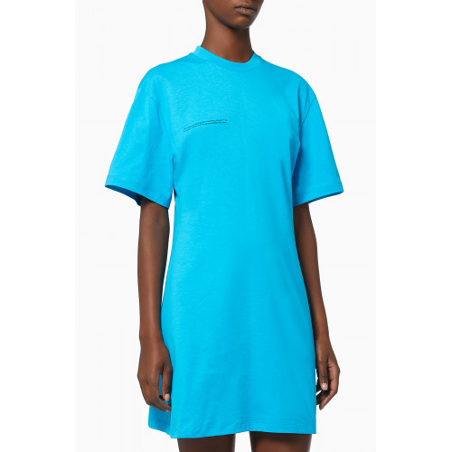 Pangaia - Lightweight Organic Cotton T-shirt Dress Seahorse Blue
