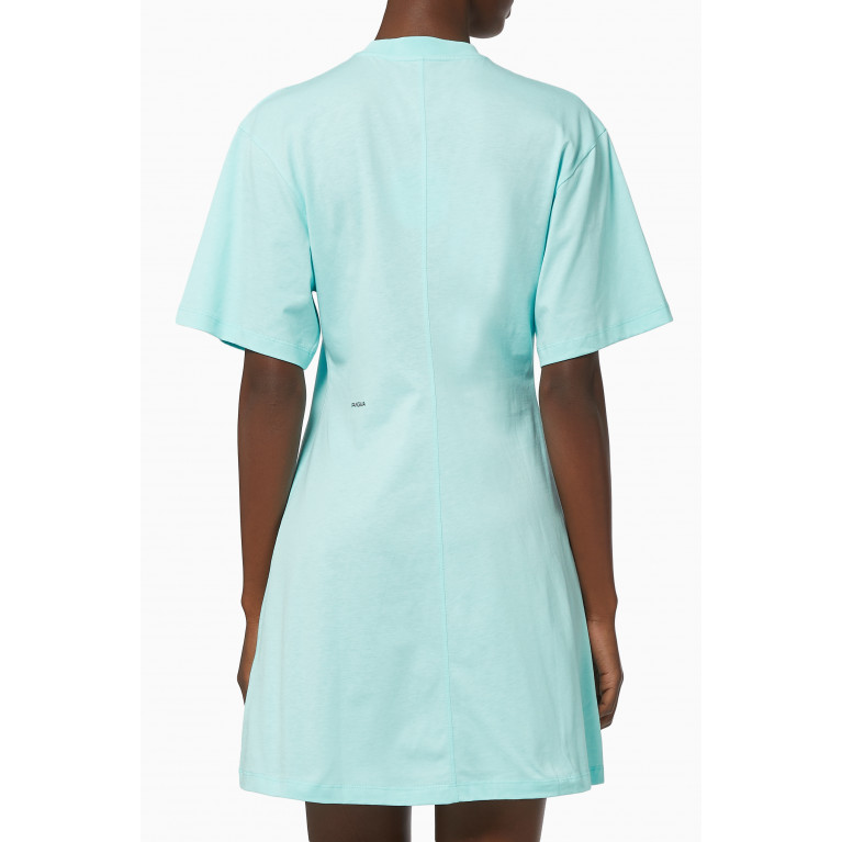 Pangaia - Lightweight Organic Cotton T-shirt Dress Stingray Blue