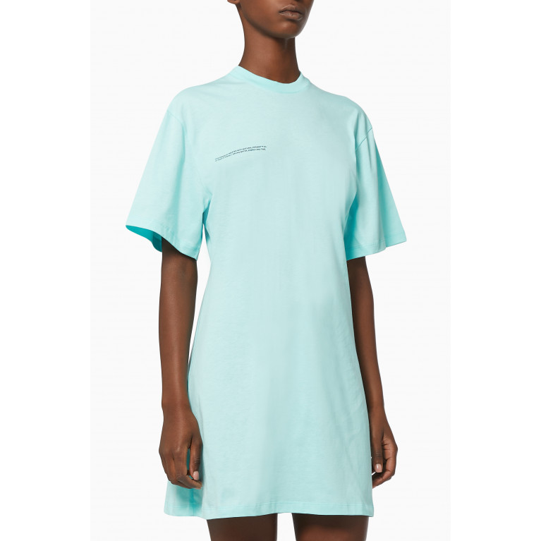 Pangaia - Lightweight Organic Cotton T-shirt Dress Stingray Blue