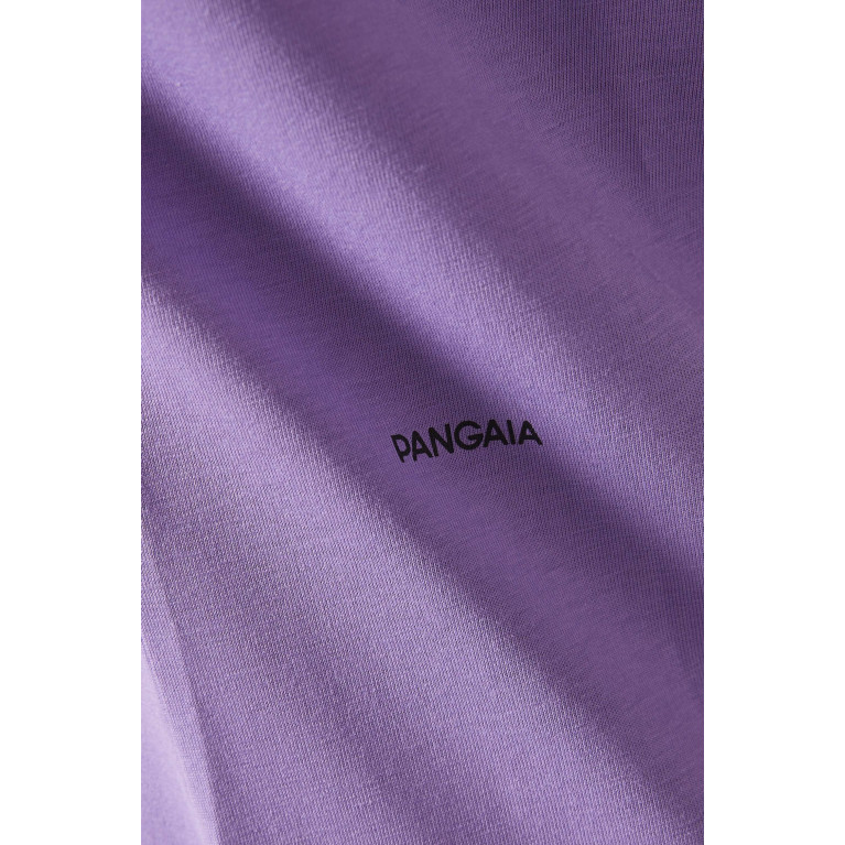 Pangaia - Lightweight Organic Cotton Long T-shirt Dress Iris