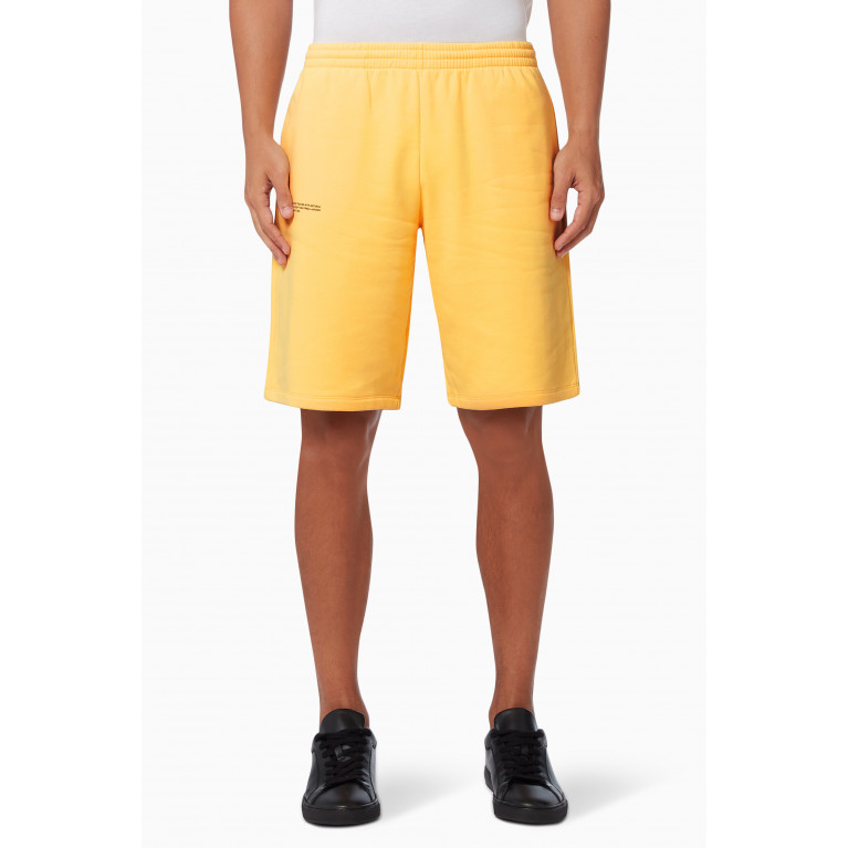 Pangaia - Lightweight Organic Cotton Long Shorts Buttercup Yellow