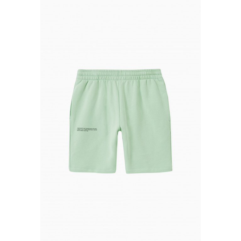 Pangaia - Organic Cotton Long Shorts Matcha Green